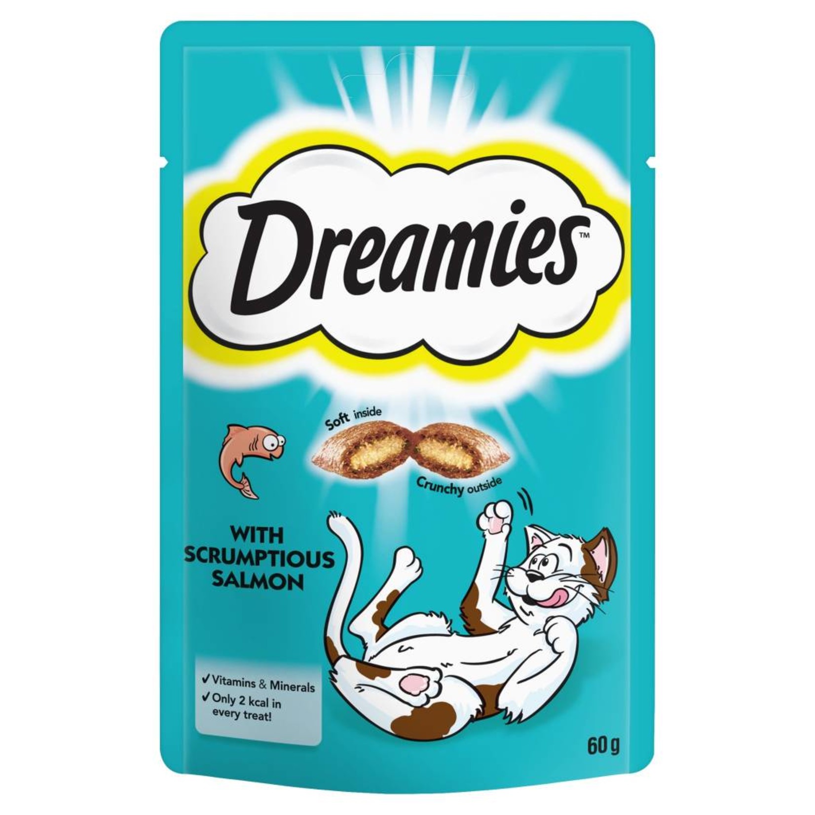 Dreamies Cat Treats Salmon, 60g