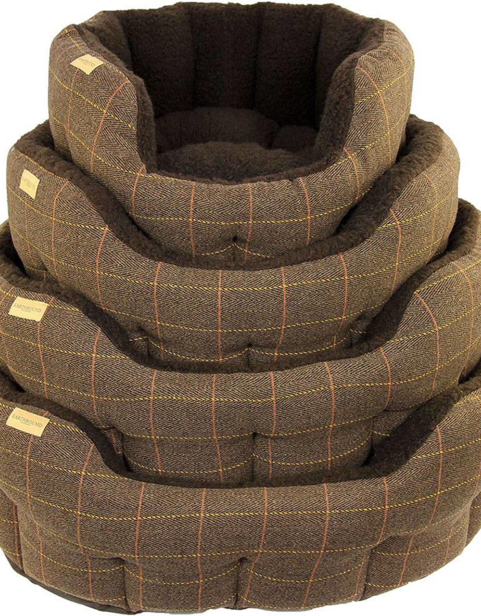 Traditional Tweed Bed, Brown - Pet Care 