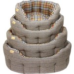 Earthbound Traditional Tweed Dog Bed, Herringbone