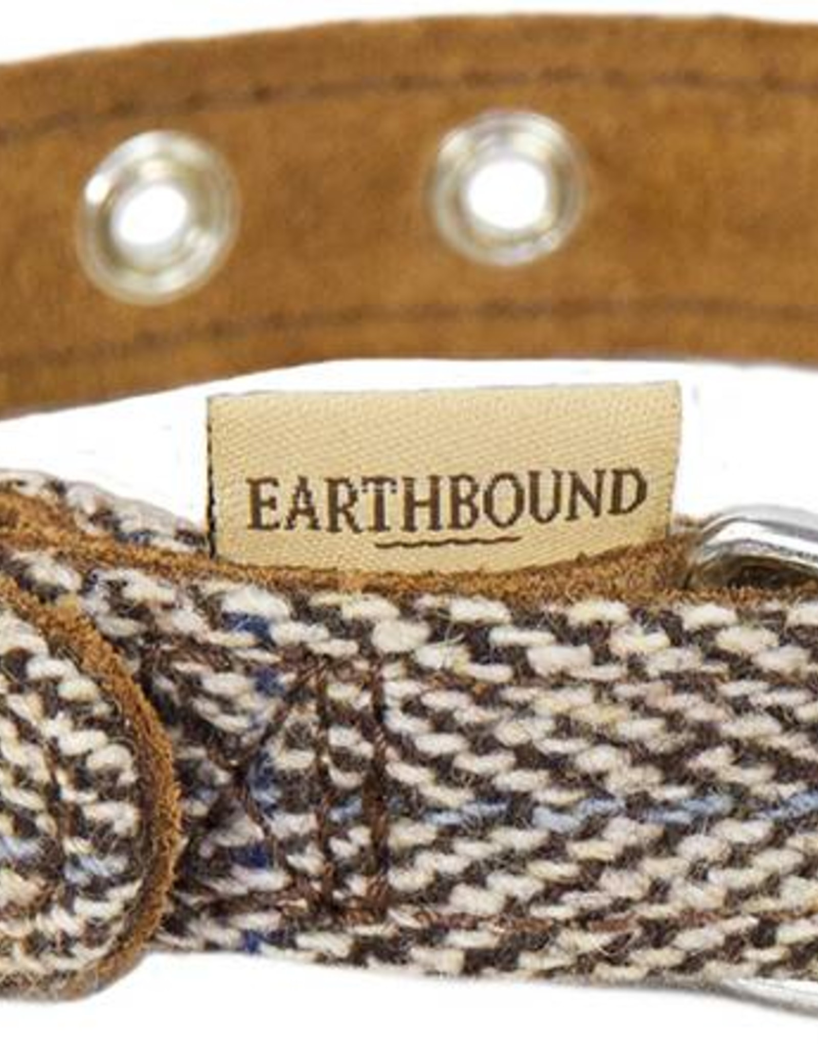 tweed dog harness and lead