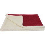 Earthbound Sherpa Pet Blanket, Rusted Red