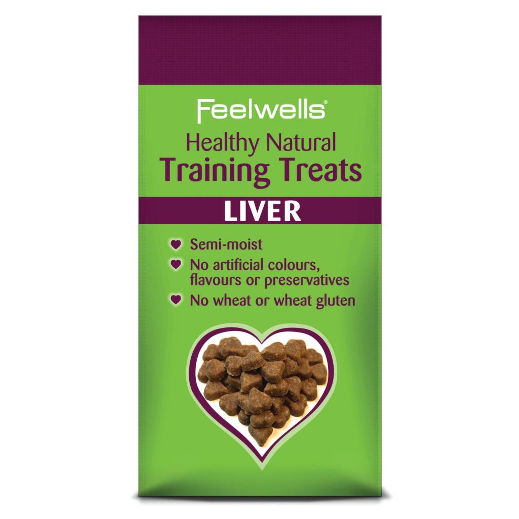 Feelwells Healthy Natural Training Dog Treats, Liver 115g