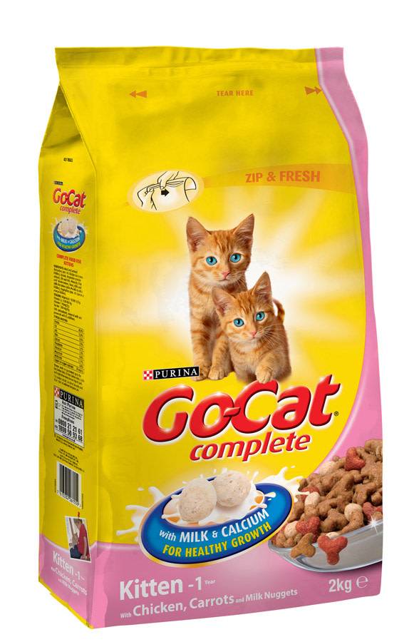 Purina Go Cat Kitten Dry Food GO-CAT® Kitten Chicken And Milk Dry