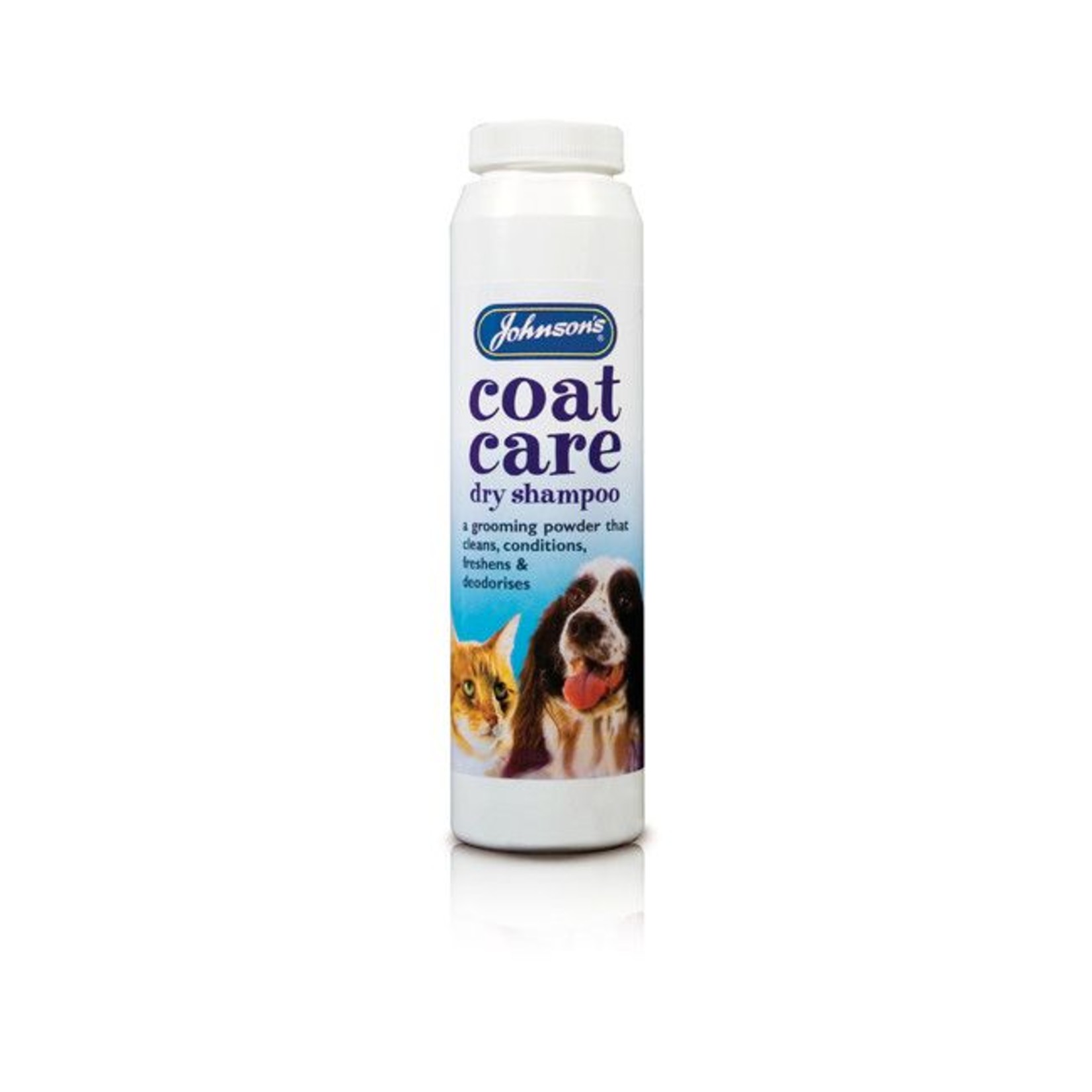 Johnson's Veterinary Coat-Care Cat & Dog Dry Shampoo Powder, 85g