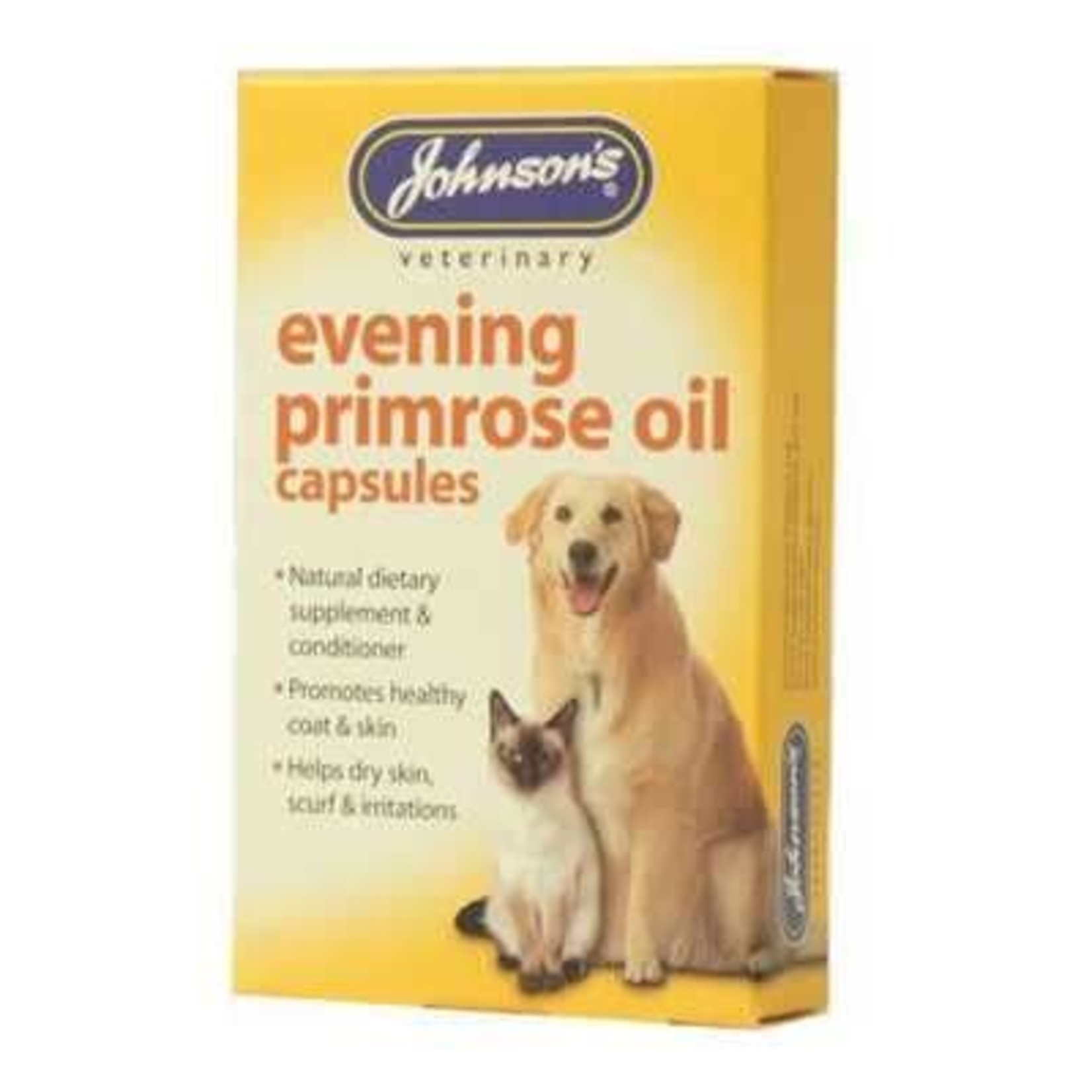 Johnson's Veterinary Evening Primrose Oil Natural Dietary Supplement, 60 capsules