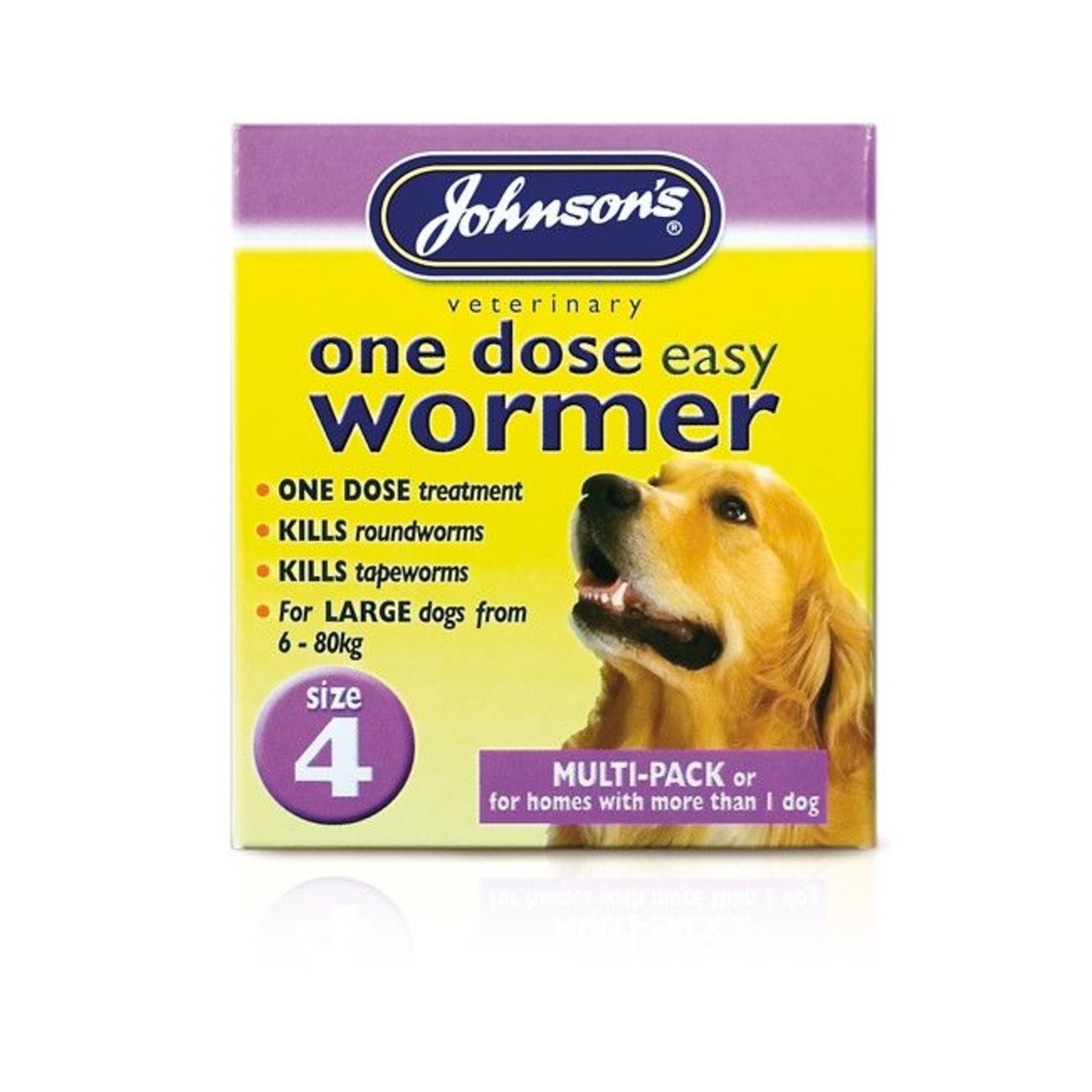 Johnson's Veterinary One Dose Easy Wormer for Dogs