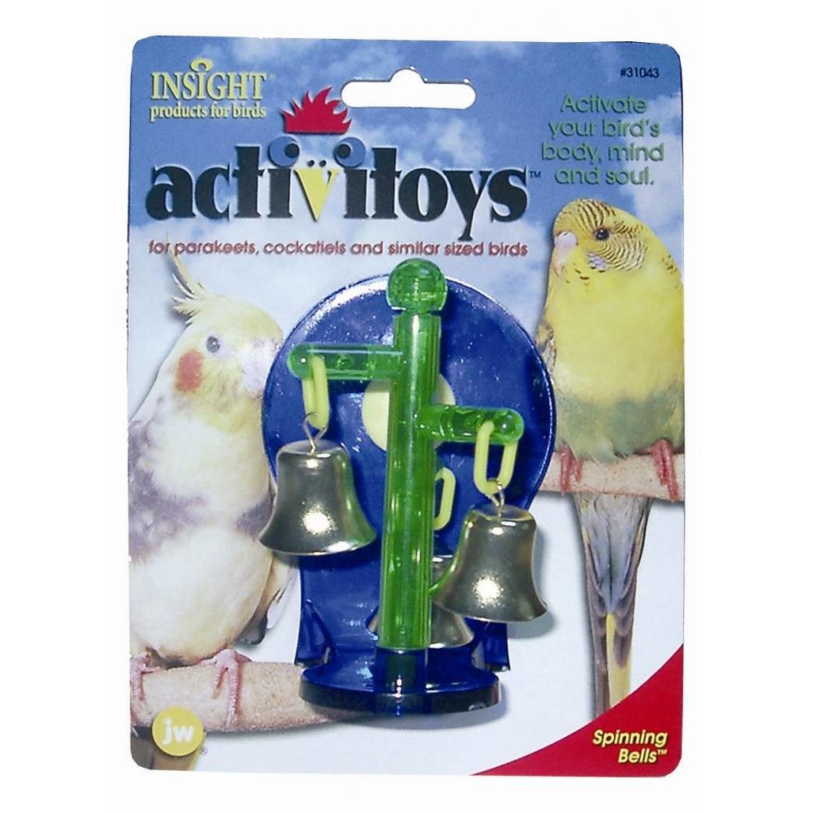 JW Spinning Bells Cage Bird Toy