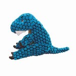 KONG Dynos T-Rex Dog Toy, Blue