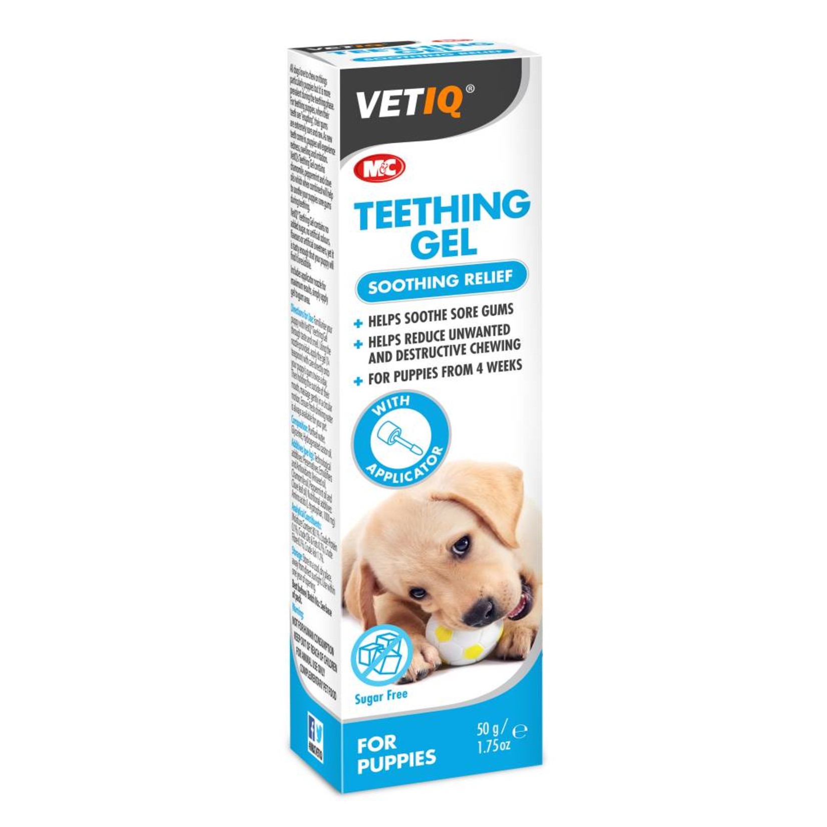 Mark & Chappell VetIQ VetIQ Teething Gel Soothing Relief for Puppies, 50g