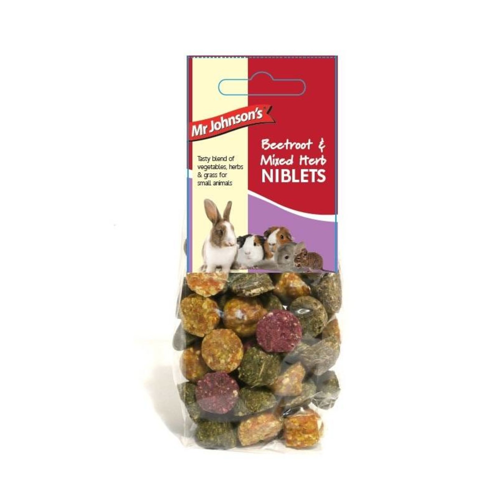 Mr Johnson's Beetroot & Mixed Herb Niblets Small Animal Treats, 140g