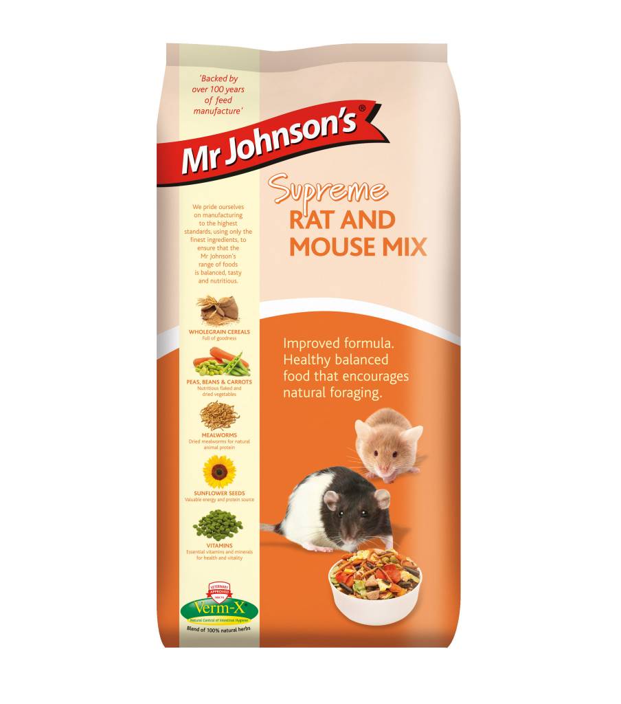 Supreme Rat & Mouse Food Mix 900g Pet Care By Post