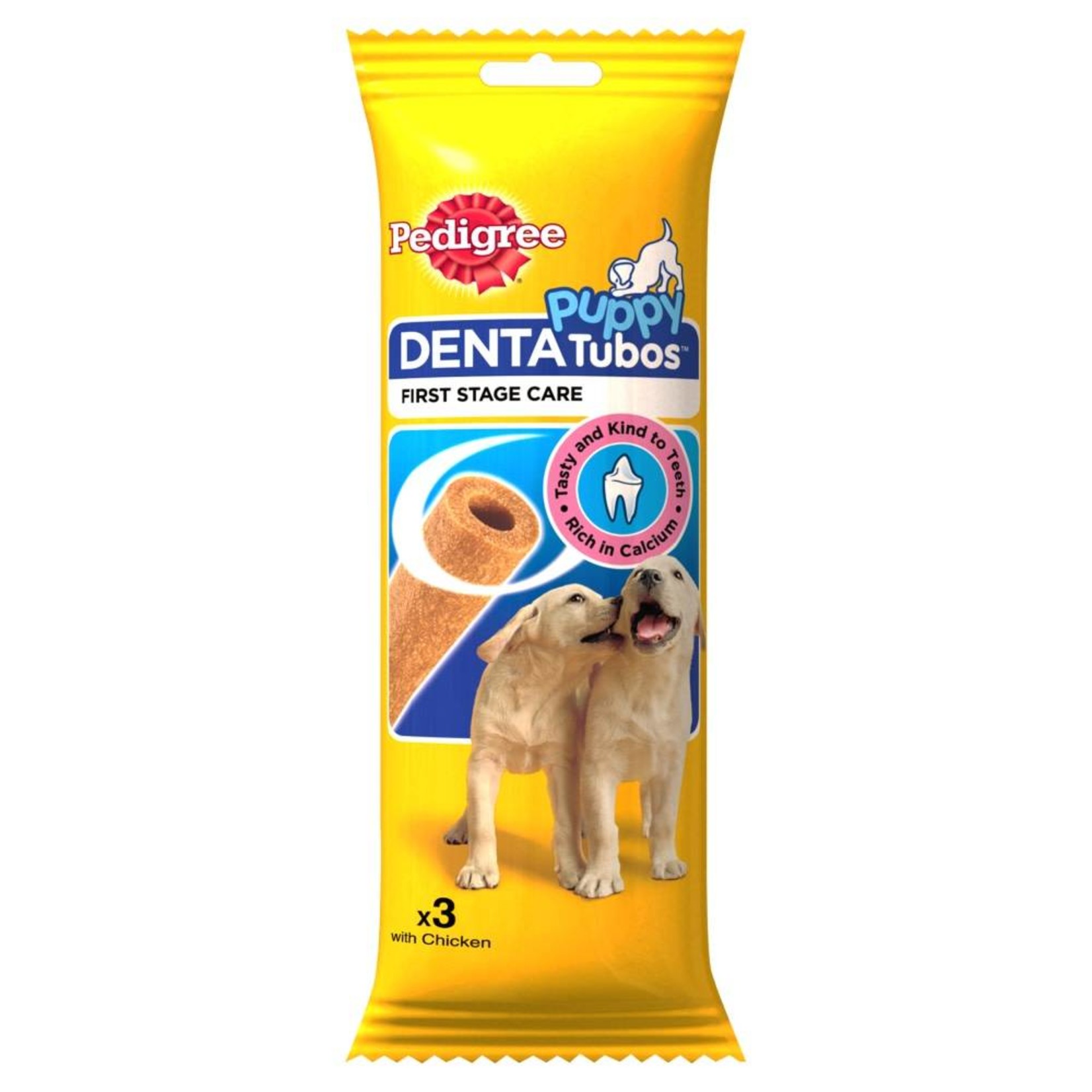 Pedigree Denta Tubos Puppy Treat Chews, 3 Sticks, 72g