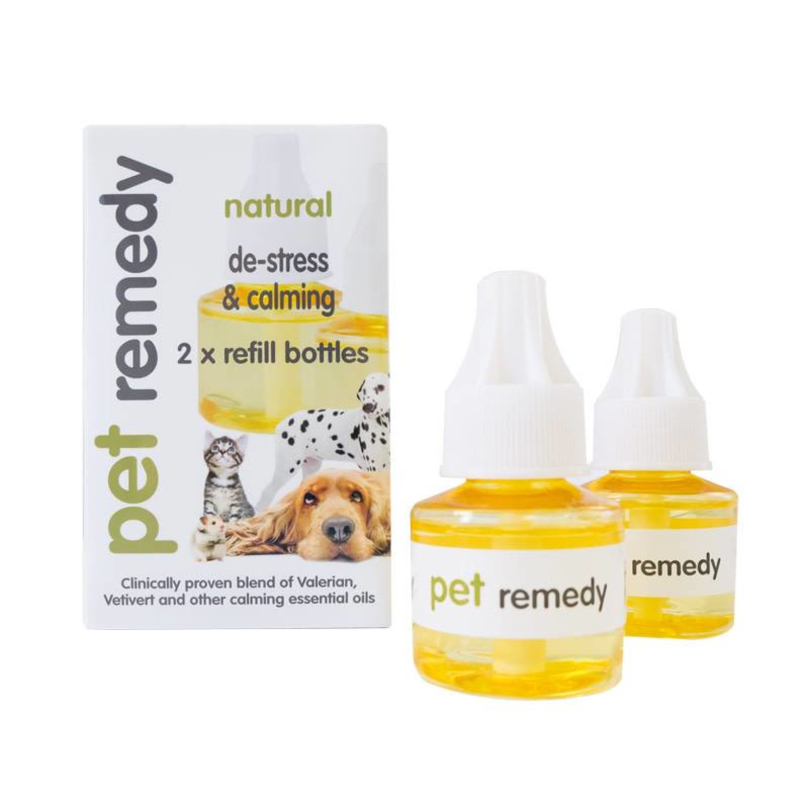 Pet Remedy Natural Animal Diffuser Refill, 2 x 40ml