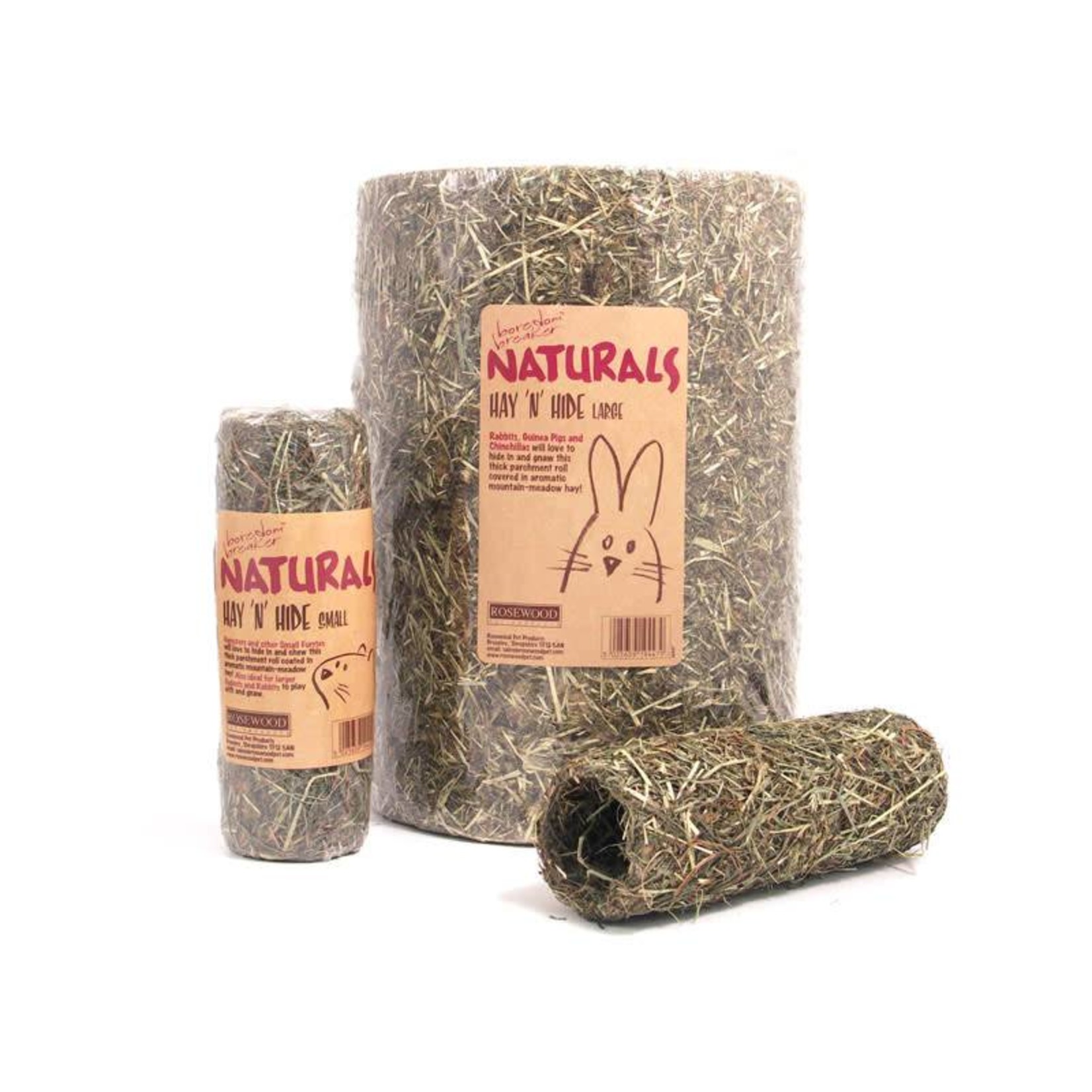 Rosewood Boredom Breaker Naturals Small Animal Edible Hay 'n' Hide