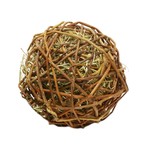 Rosewood Boredom Breaker Naturals Edible Weave A Ball Small Animal Toy, Large