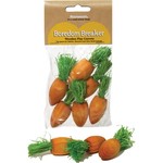 Rosewood Boredom Breaker Woodies Play Carrots Small Animal Chew Toy, 6 pack