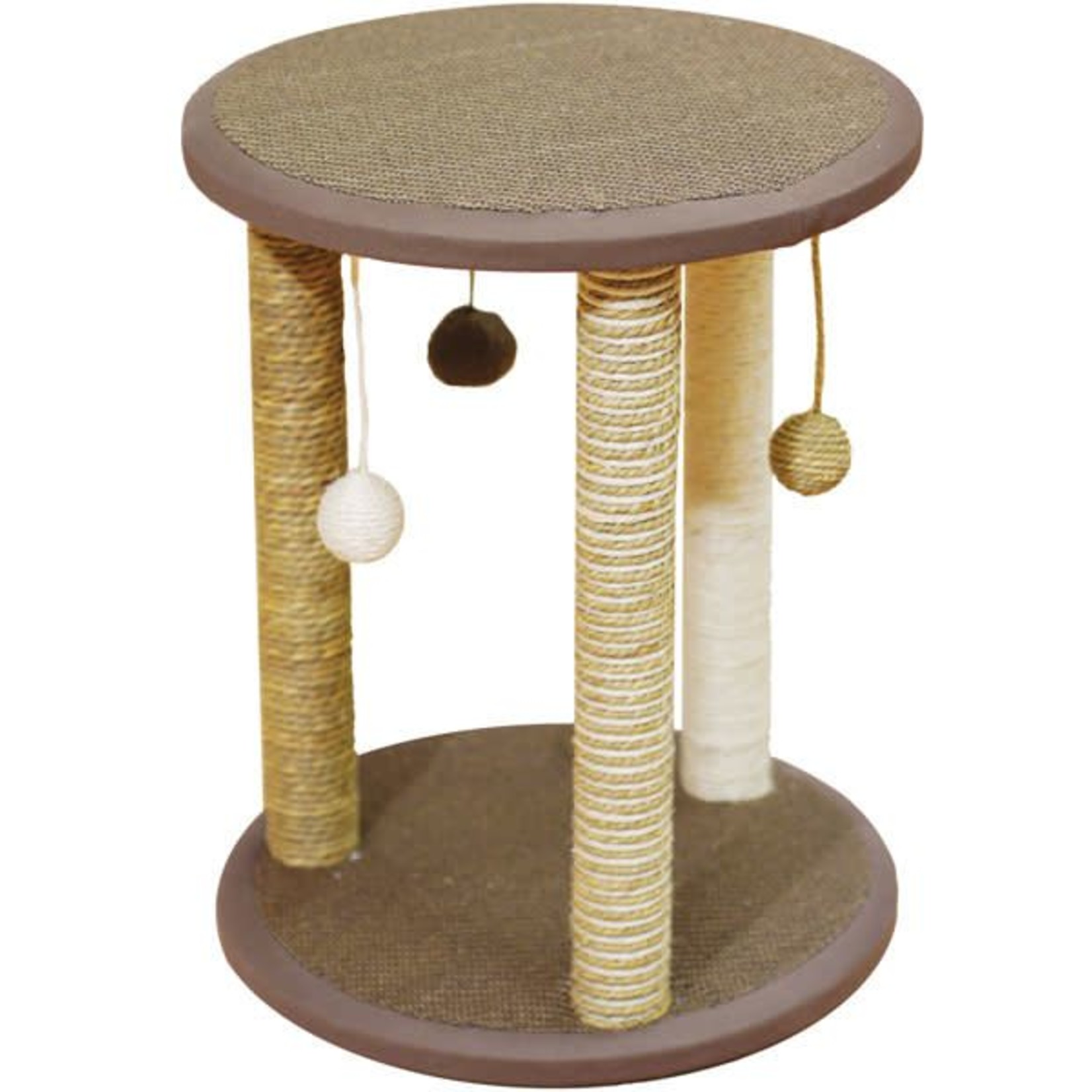 Rosewood Round 3 Post Cat Scratching Post, Zurich 45cm