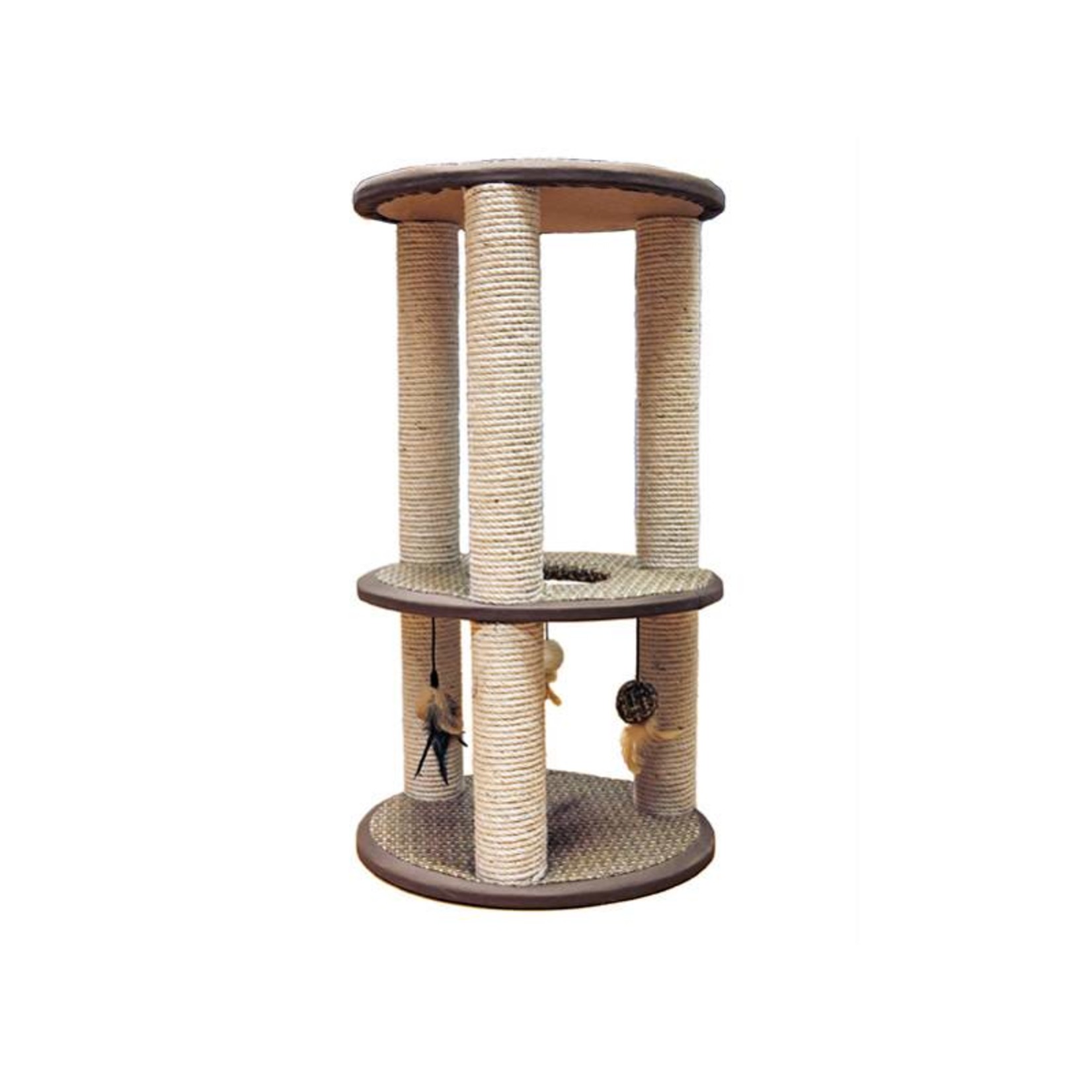 Rosewood Cinnamon 3 Post Cat Scratching Post