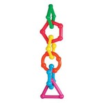 Rosewood Geometrix Vinyl Parrot Geometric Solid Chain Toy