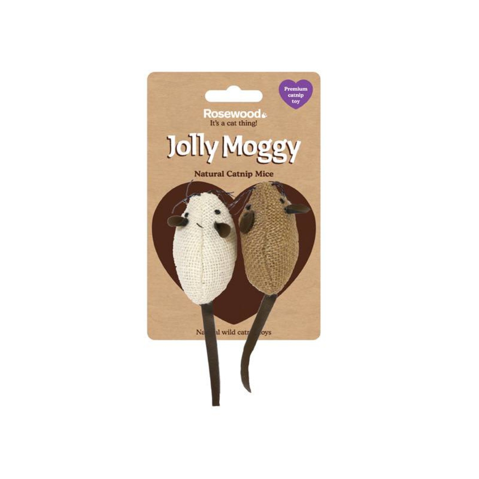 Rosewood Jolly Moggy Wild Catnip Cat Toys Mice