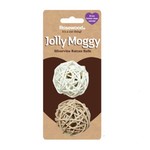 Rosewood Silvervine Rattan Ball Cat Toys, 2 pack