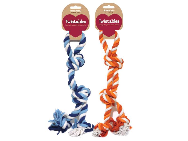 Twistables Double Tug Rope Dog Toy - Pet Care By Post