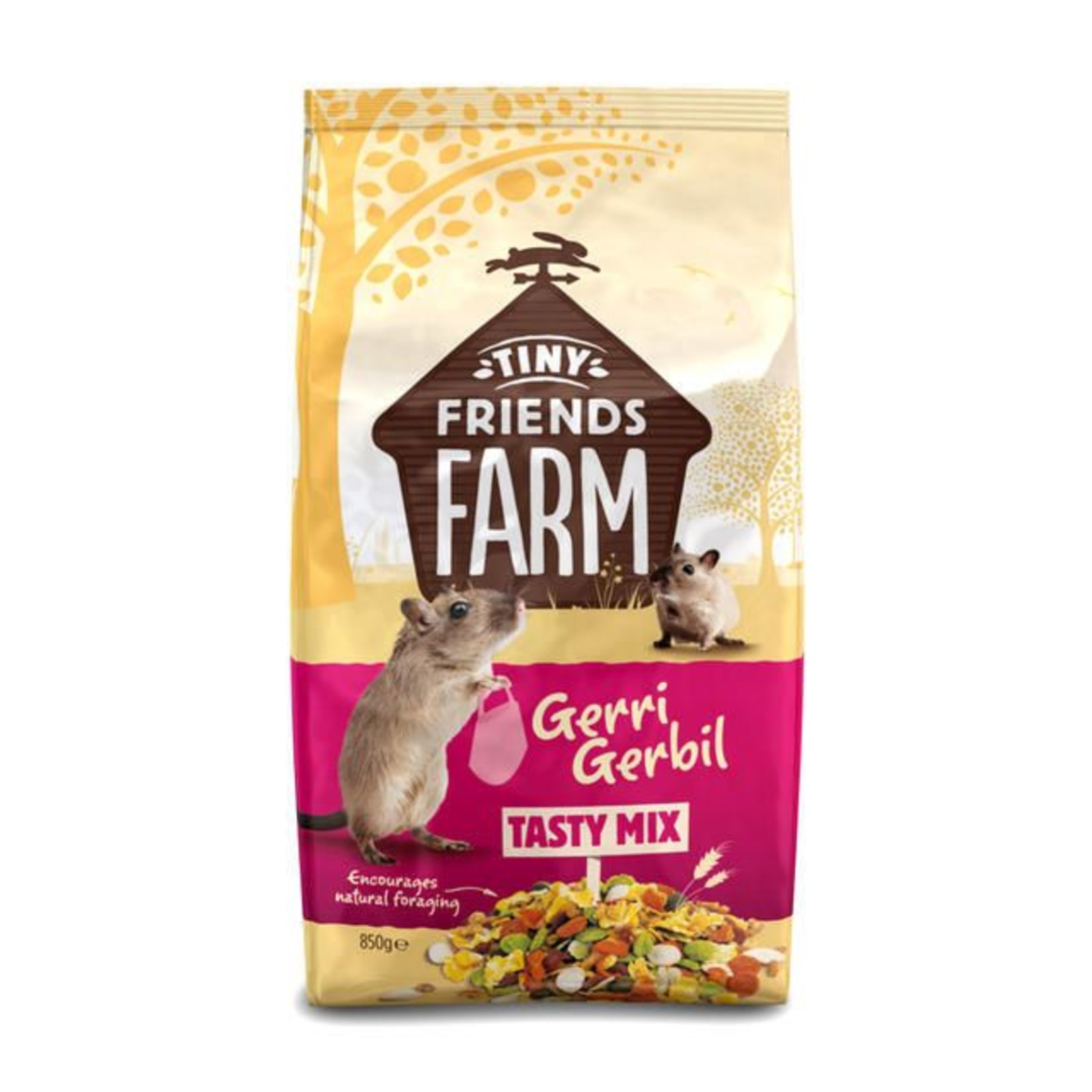 Supreme Tiny Friends Farm Gerri Gerbil Tasty Mix Food, 850g