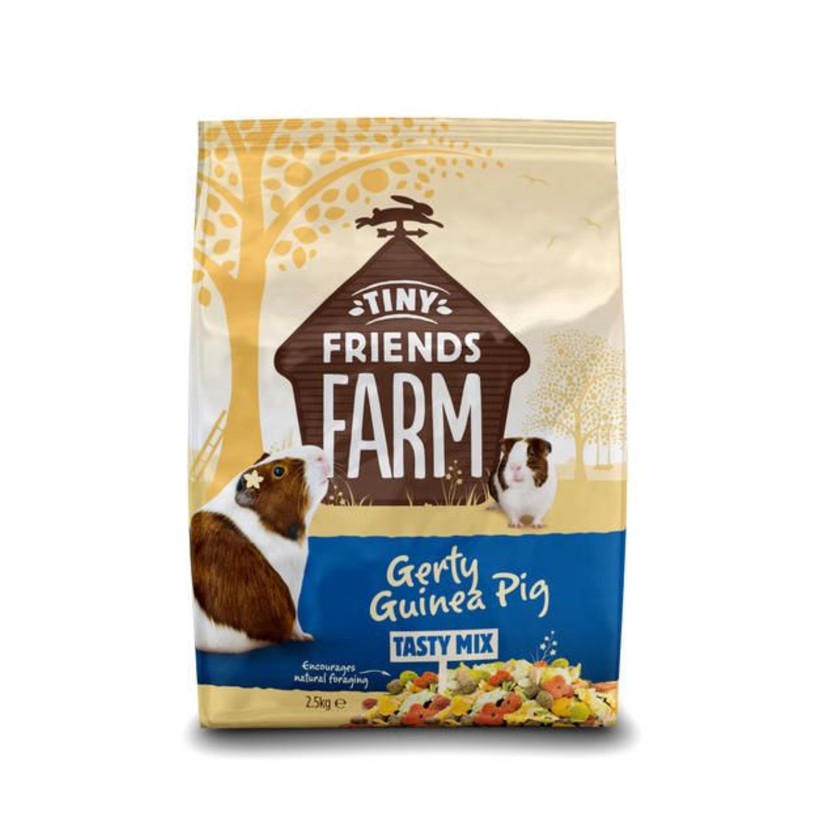 Supreme Tiny Friends Farm Gerty Guinea Pig Tasty Mix Food, 2.5kg