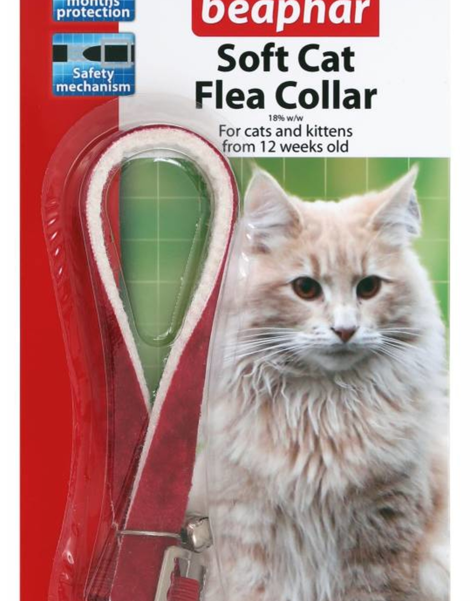 Cat Flea Collar Velvet Assorted Colours 30cm Pet Care By Post