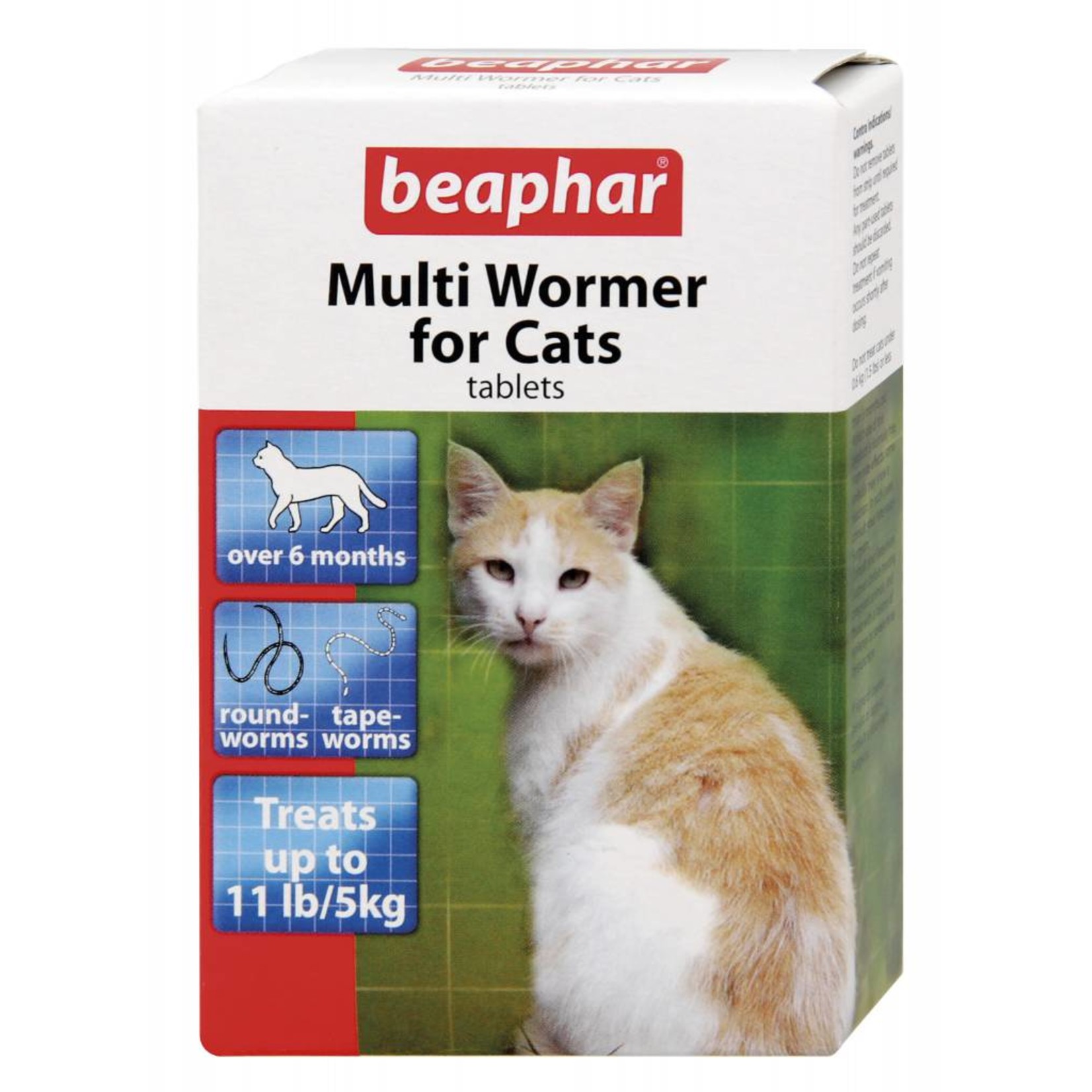 Beaphar Multi Wormer for Cats, 12 Tablets