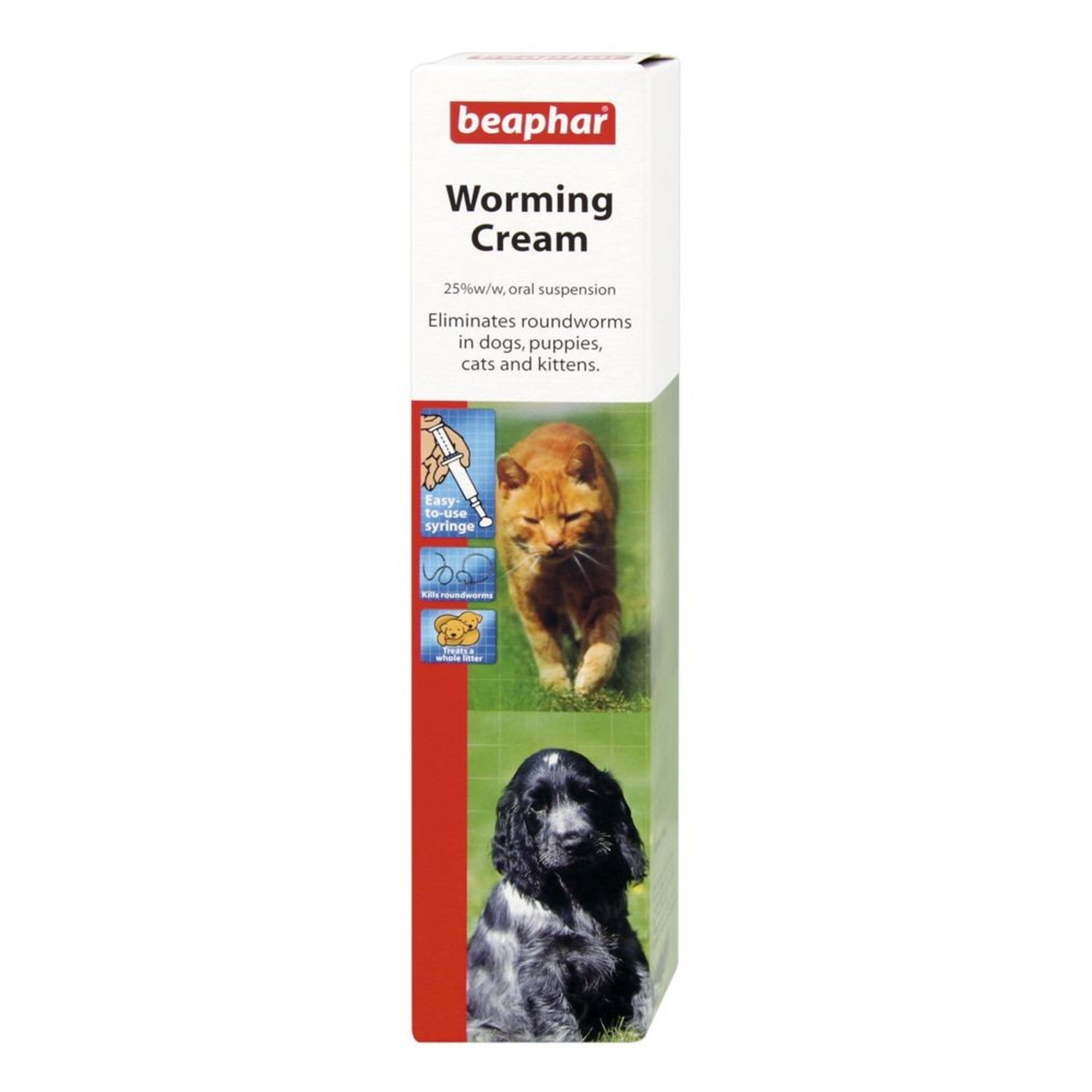 Beaphar Worming Cream for Dogs & Cats, 18g