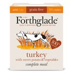Forthglade Complete Grain Free Turkey, Sweet Potato & Veg Adult Wet Dog Food, 395g