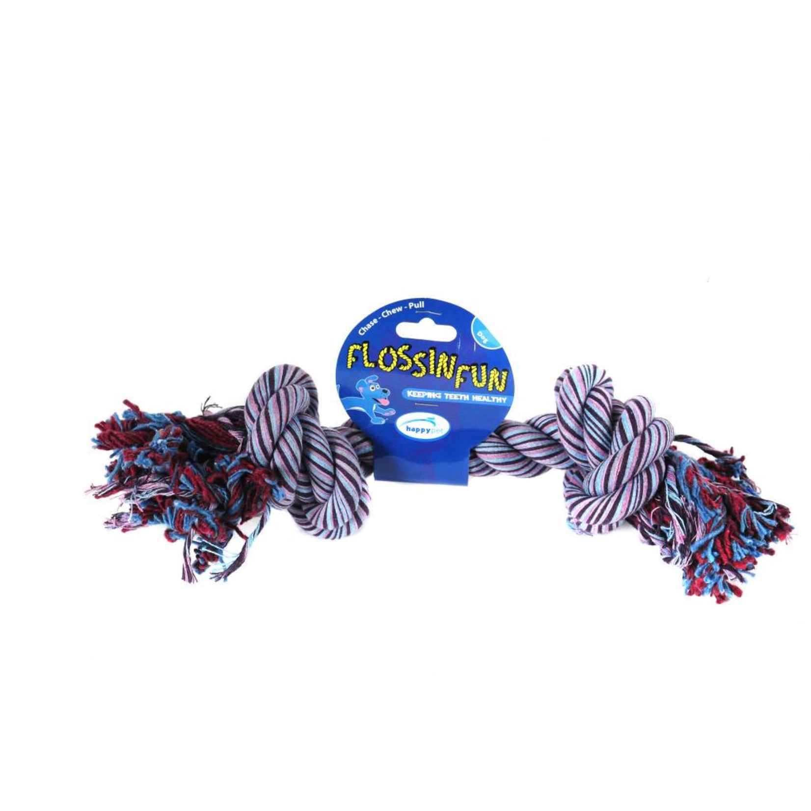 Happy Pet Flossin Fun 2 Knot Rope Dog Toy