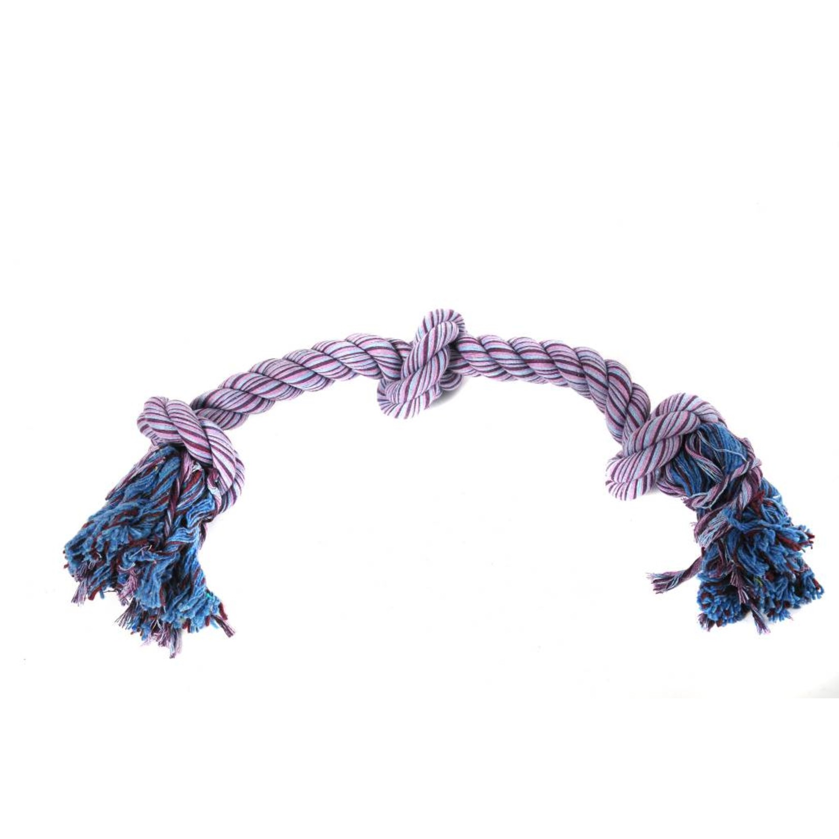 Happy Pet Flossin Fun Rope 3 Knot Dog Toy