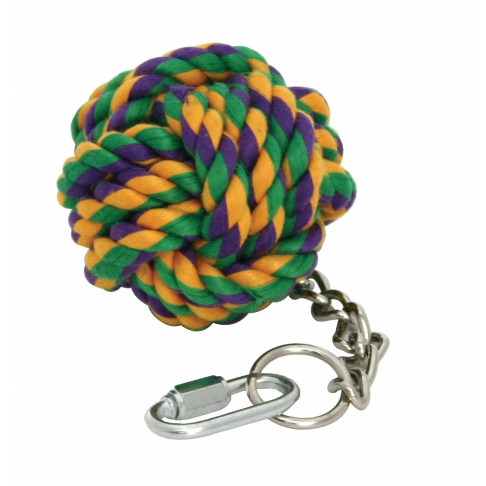 Happy Pet Knuts For Knots Ball On Chain Bird Toy