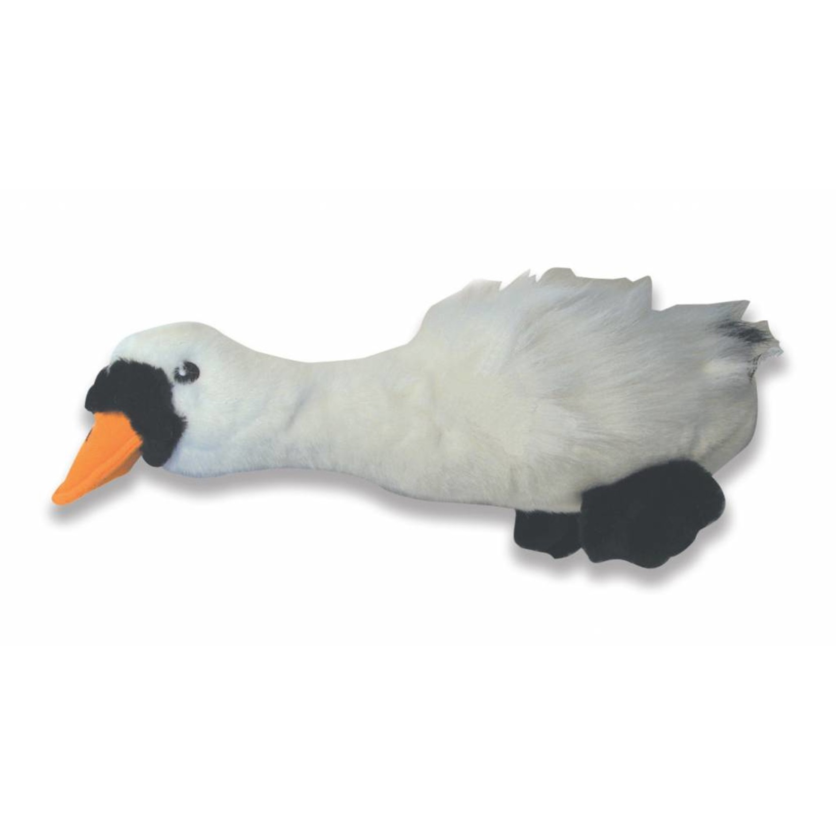 Happy Pet Migrator Swan Plush Dog Toy