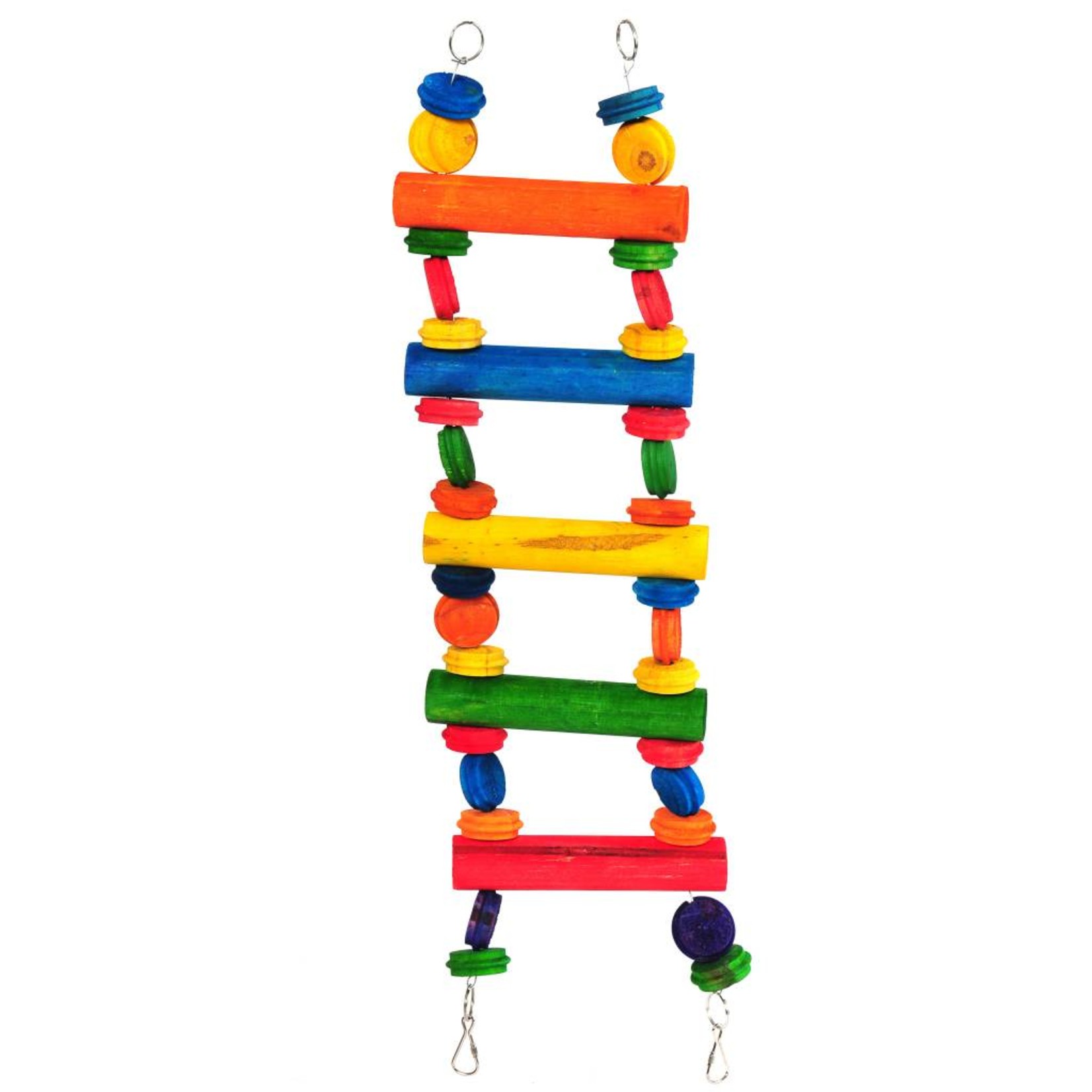 Happy Pet Playtime Multiwood 2 Ladder Bird Toy