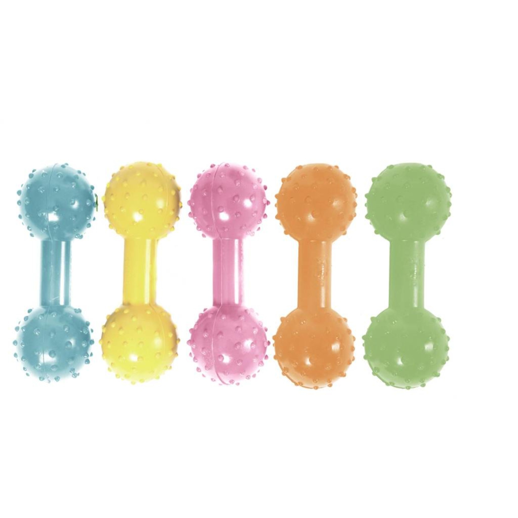 Happy Pet Studded Dumbbell 4.5 inch Dog Toy
