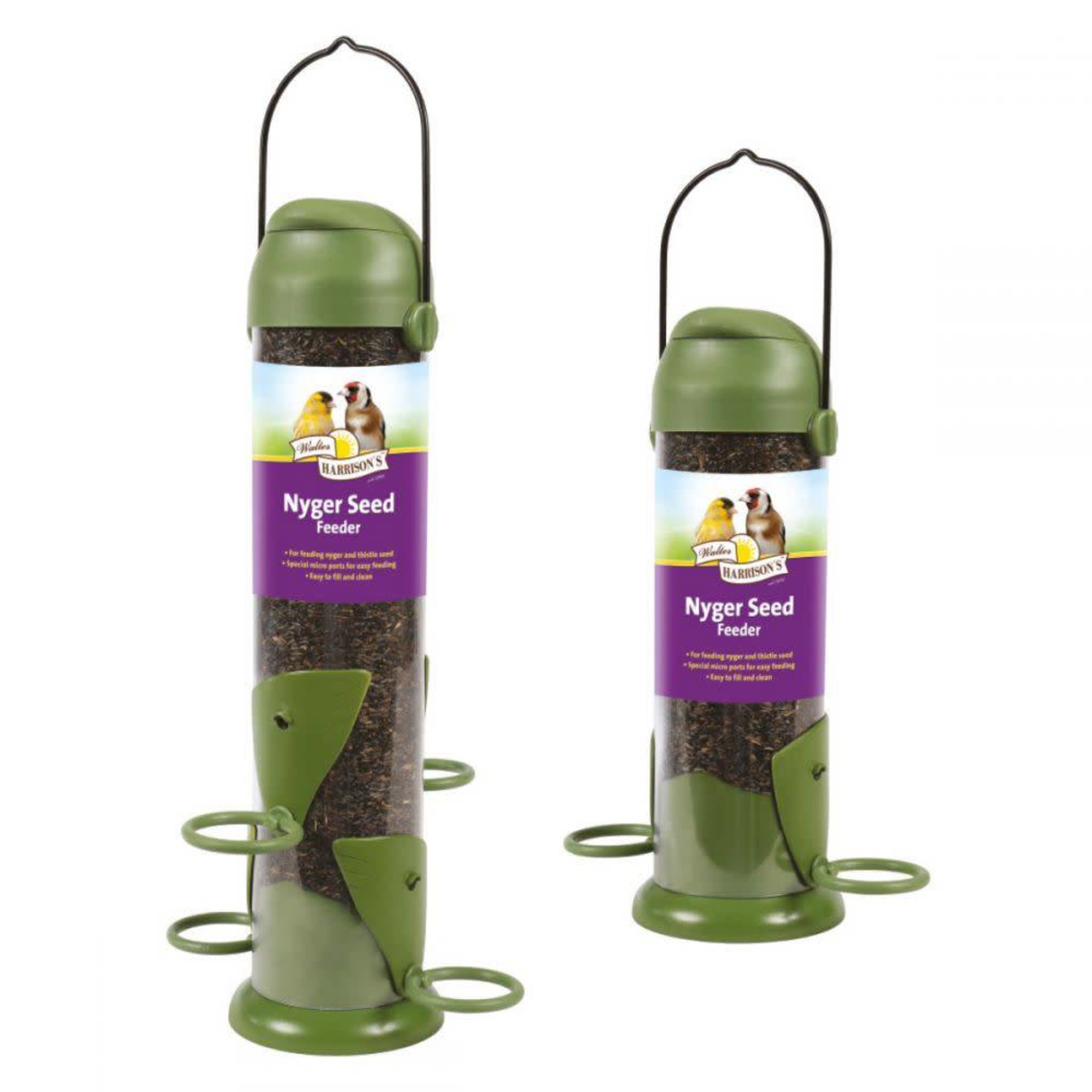 Harrisons Flip Top Nyger Seed Wild Bird Feeder