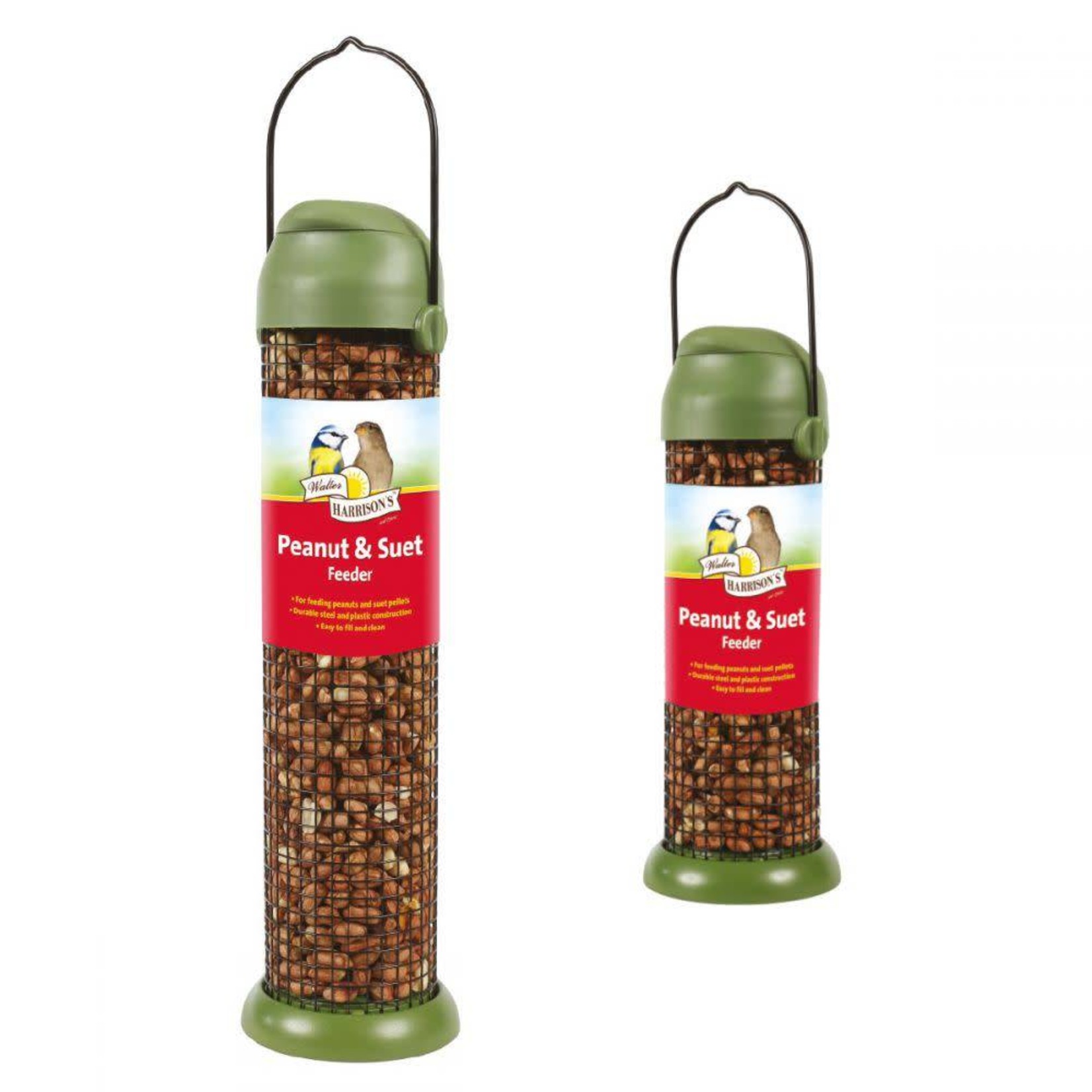 Harrisons Flip Top Peanut & Suet Wild Bird Feeder