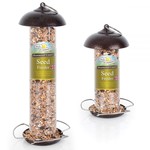 Harrisons Hammered Copper Seed Wild Bird Feeder, 20cm