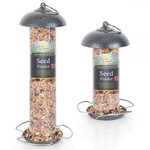 Harrisons Seed Feeder Silver/Grey Hammertone 30cm