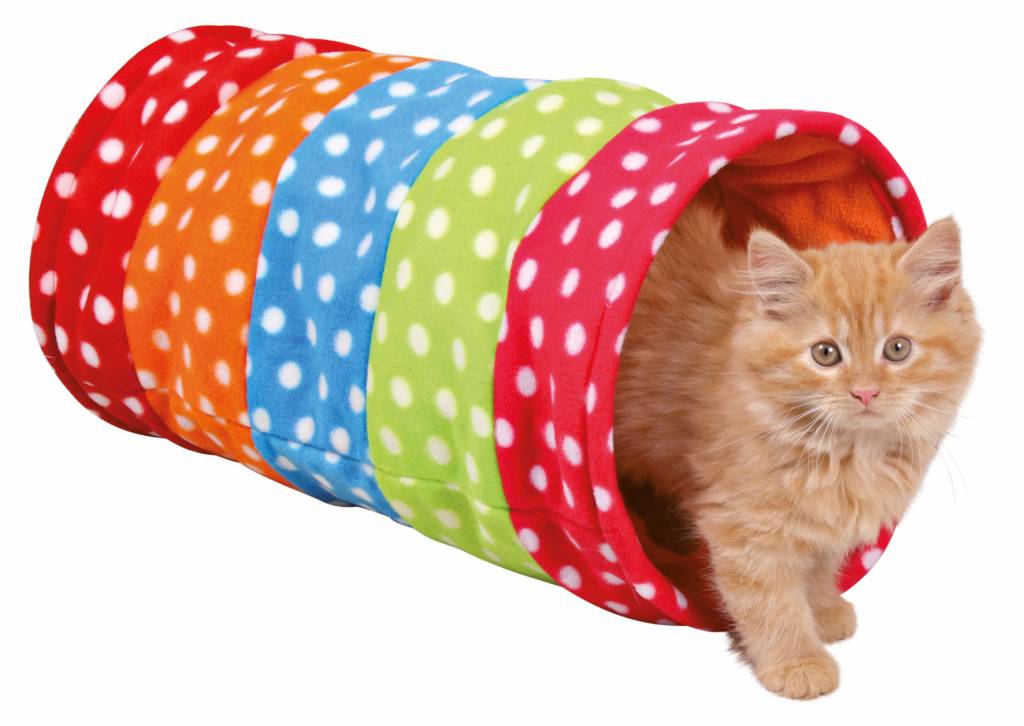 Fleece cat tunnel discount