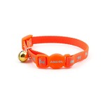 Ancol Hi-Vis Safety Kitten Collar Orange