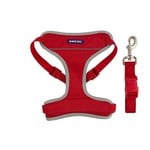 Ancol Nylon Travel Dog Harness, Red