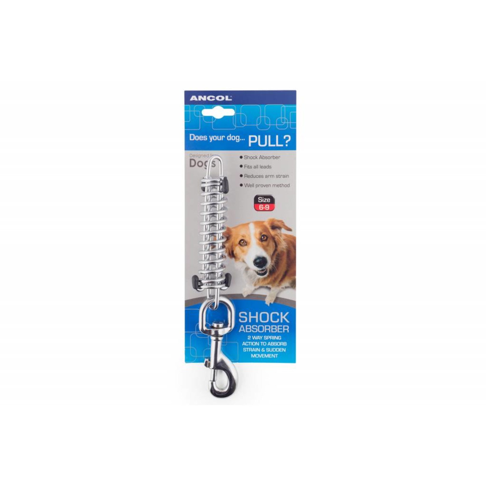 Ancol Steel Spring Shock Absorber for Dog Leads