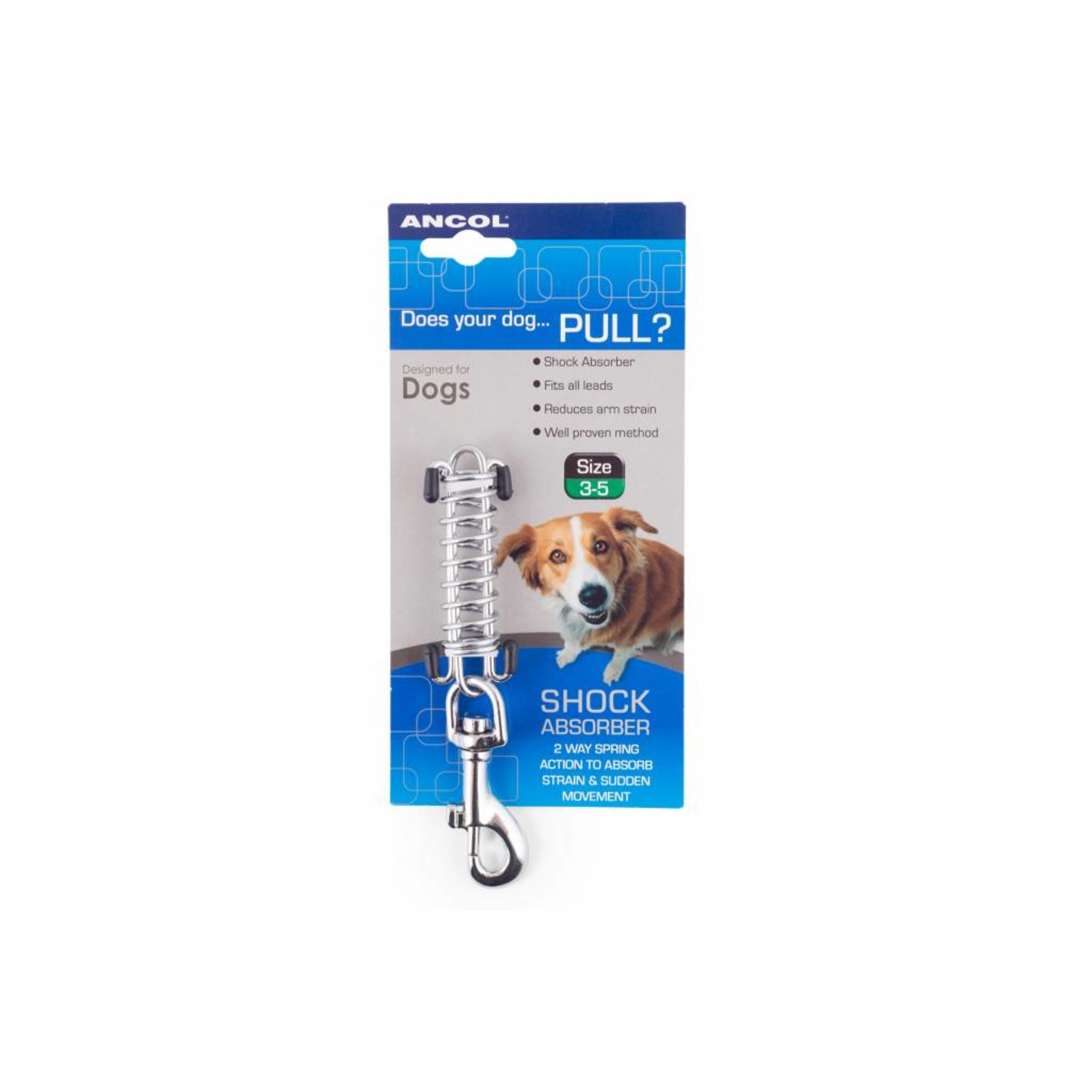 Ancol Steel Spring Shock Absorber for Dog Leads