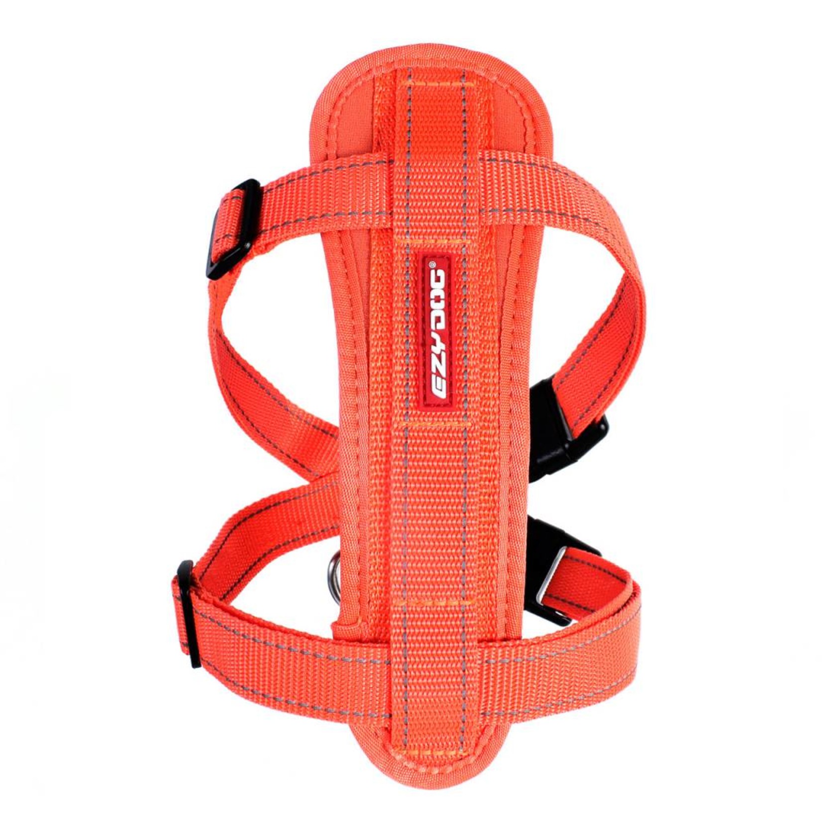 EzyDog Chest Plate Dog Harness with Seat Belt Loop, Burnt Orange