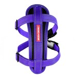 EzyDog Chest Plate Dog Harness with Seat Belt Loop, Purple