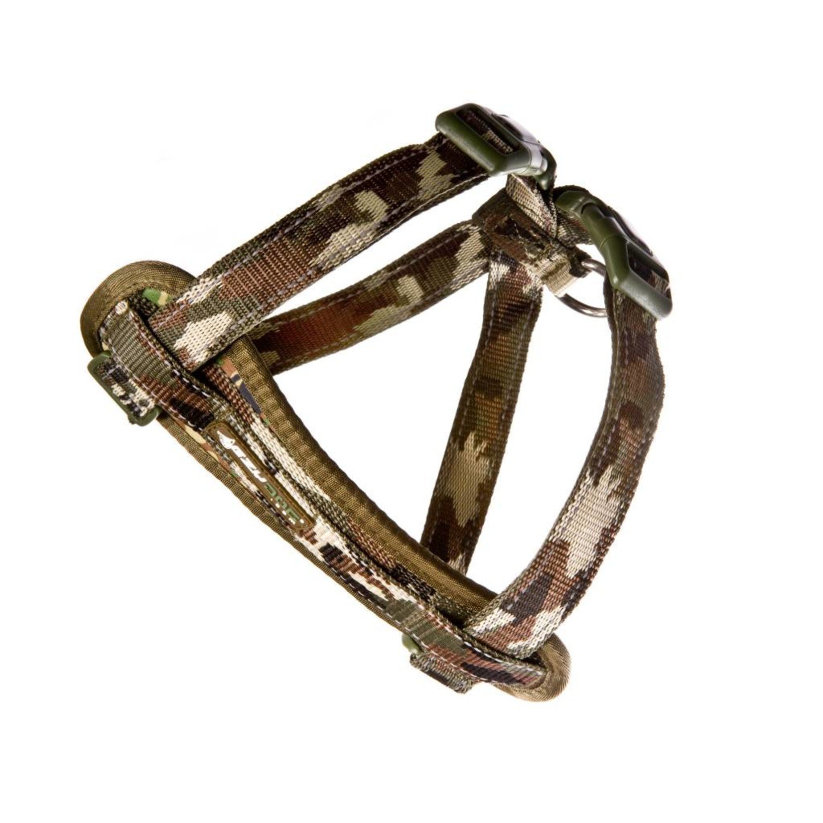 EzyDog Chest Plate Dog Harness with Seat Belt Loop, Green Camouflage***